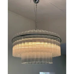 Pamono Contempory Striped Cylinders Chandelier by Simoeng><noscript><img width=