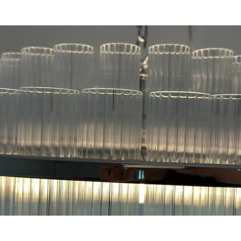 Pamono Contempory Striped Cylinders Chandelier by Simoeng> Ceiling Lights