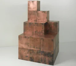 Online Pamono Copper Cubes by Paul Kelley, Set of 10