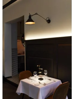 Pamono Copper Lampe Gras N° 304 L40 Wall Lamp by Bernard-Albin Gras><noscript><img width=