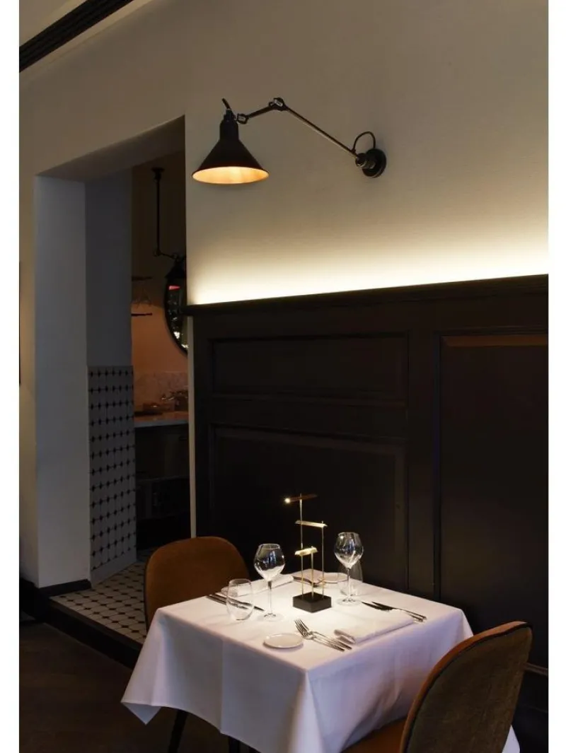 Pamono Copper Lampe Gras N° 304 L40 Wall Lamp by Bernard-Albin Gras> Wall Lights & Sconces