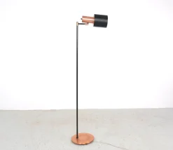 Pamono Copper Studio Floor Lamp by Jo Hammerborg for Fog & Mørup, 1960s><noscript><img width=