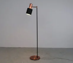 Pamono Copper Studio Floor Lamp by Jo Hammerborg for Fog & Mørup, 1960s><noscript><img width=