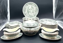 New Pamono Copperplate Style Burgenland Dinner Service from Villeroy & Boch, 1960s, Set of 28