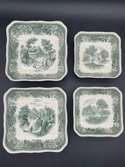 New Pamono Copperplate Style Burgenland Dinner Service from Villeroy & Boch, 1960s, Set of 28