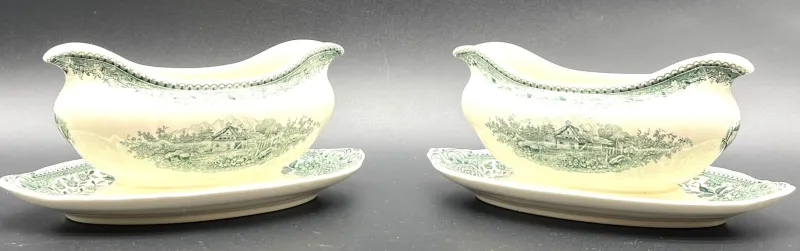 New Pamono Copperplate Style Burgenland Dinner Service from Villeroy & Boch, 1960s, Set of 28
