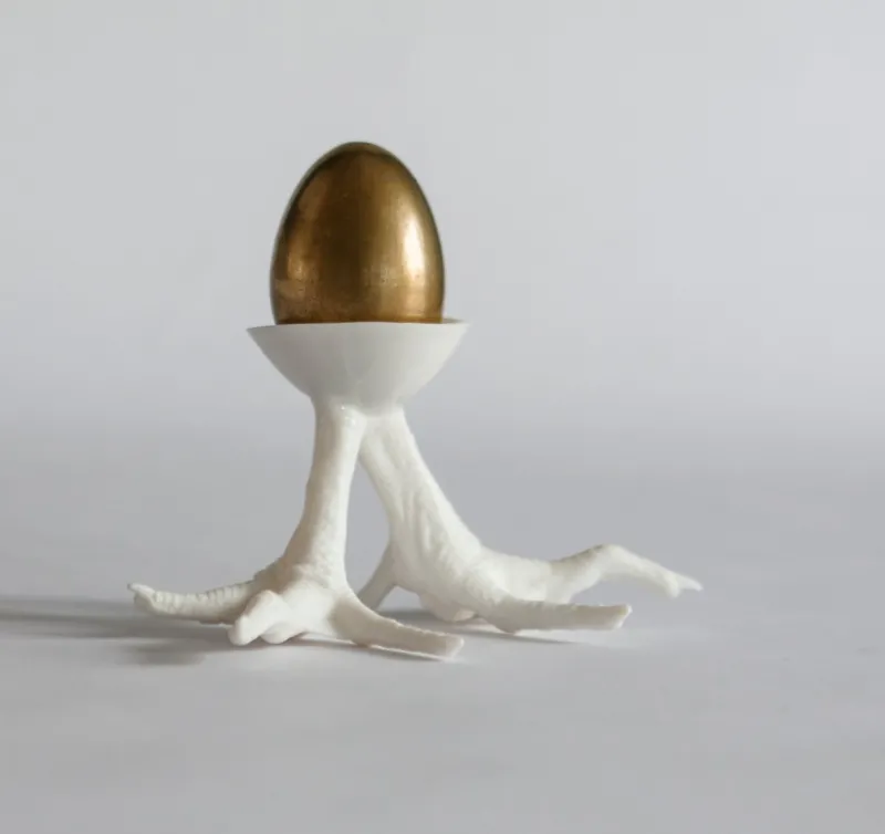Clearance Pamono Coq en Páte Egg Cup from Volokhova Porcelain