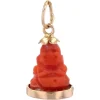 Pamono Coral 18 Karat Yellow Gold Buddha Charm Pendant, 1960s> Necklaces