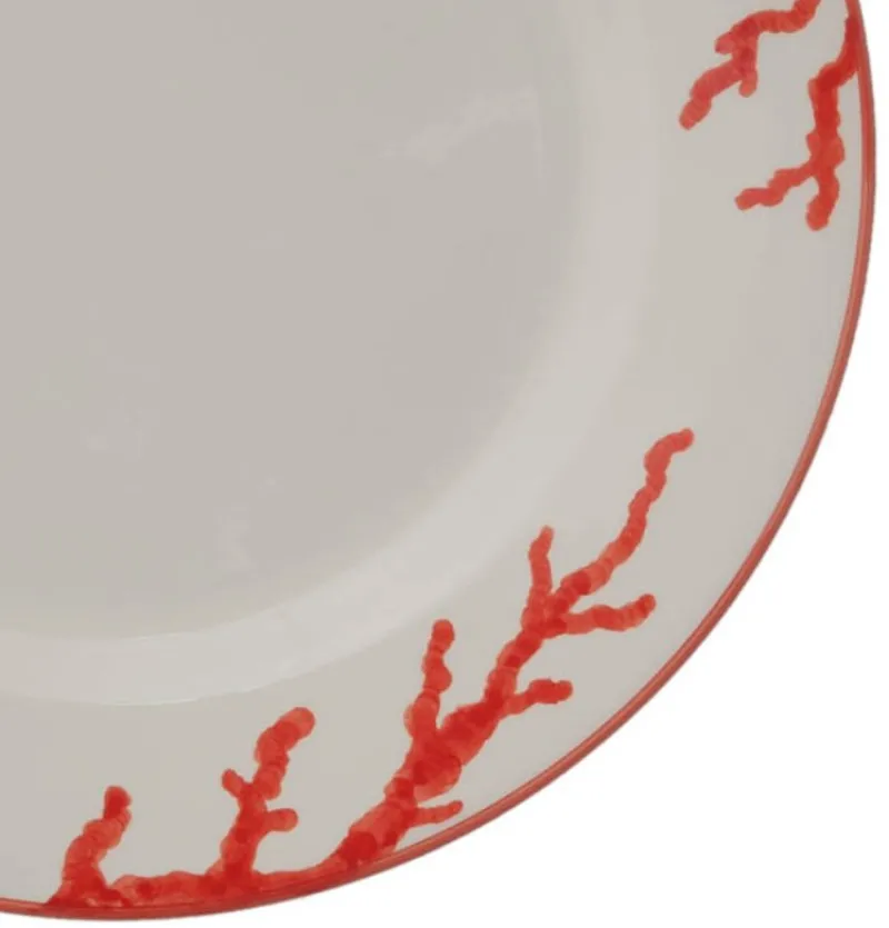 Pamono Coral Dinner Plates from Este Ceramiche, Set of 6> Tabletop|Dinner Plates & Bowls