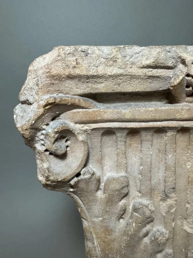 Pamono Corinthian Capital with a Flat Column, Early 16th Century> Pedestals And Columns