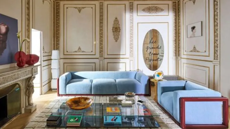 Clearance Pamono Cornaro Three Seater Sofa by Carlo Scarpa for Cassina