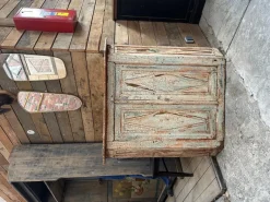 Best Pamono Corner Cupboard, Early 20th Century