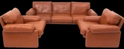 Pamono Coronado Living Room Set by Tobia Scarpa for B&b Italia, 1960s, Set of 3> Living Room Sets
