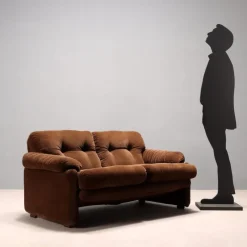 Pamono Coronado Sofa attributed to Afra & Tobia Scarpa for B&B Italia> Couches & Sofas