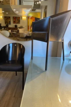 Pamono Costes Armchairs attributed to Philippe Starck for Driade Aleph, 1984, Set of 2> Side Chairs & Dining Chairs