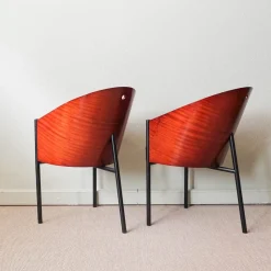 Pamono Costes Chairs by Philippe Starck for Driade, 1980s, Set of 6