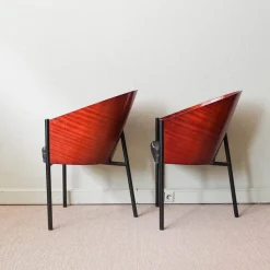 Pamono Costes Chairs by Philippe Starck for Driade, 1980s, Set of 6