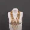 Pamono Costume Jewelry Necklace by GM, 1970s> Necklaces