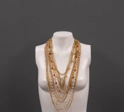 Pamono Costume Jewelry Necklace by GM, 1970s> Necklaces