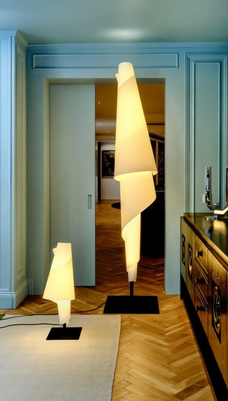 Pamono Costura Floor Lamp by Josep Aregall for Parachilna