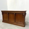 Pamono Counter in Elm Wood with Carved Details> Sideboards & Buffets