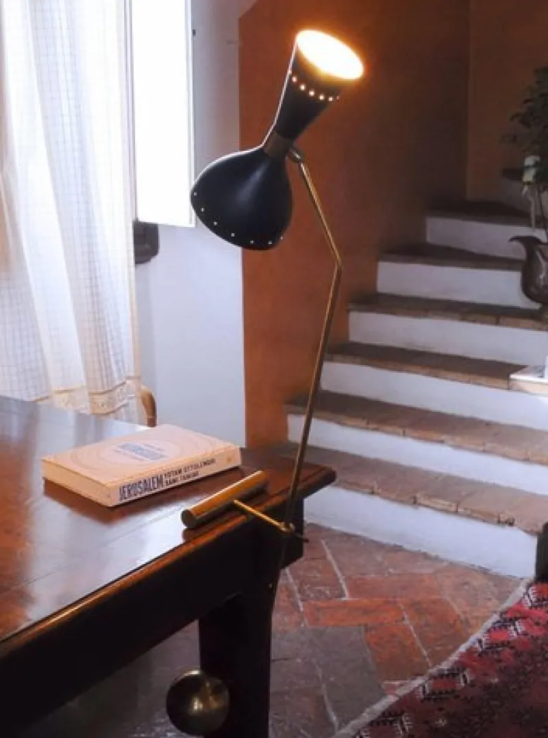 Clearance Pamono Counterbalance Brass Desk Lamp