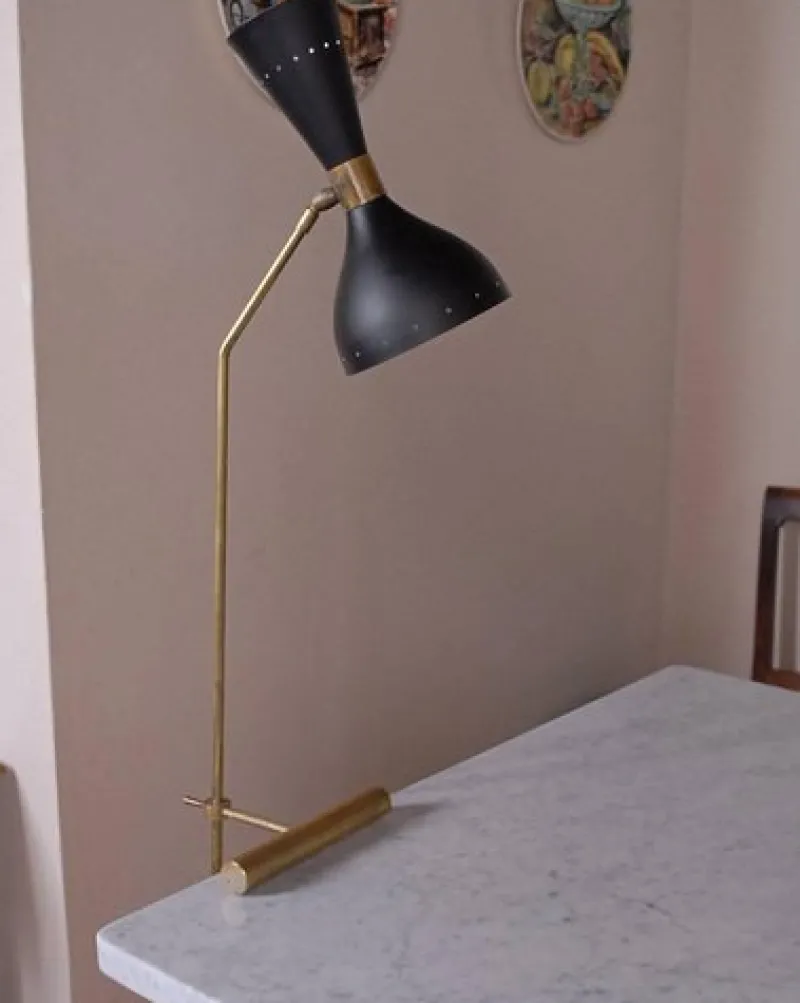 Clearance Pamono Counterbalance Brass Desk Lamp