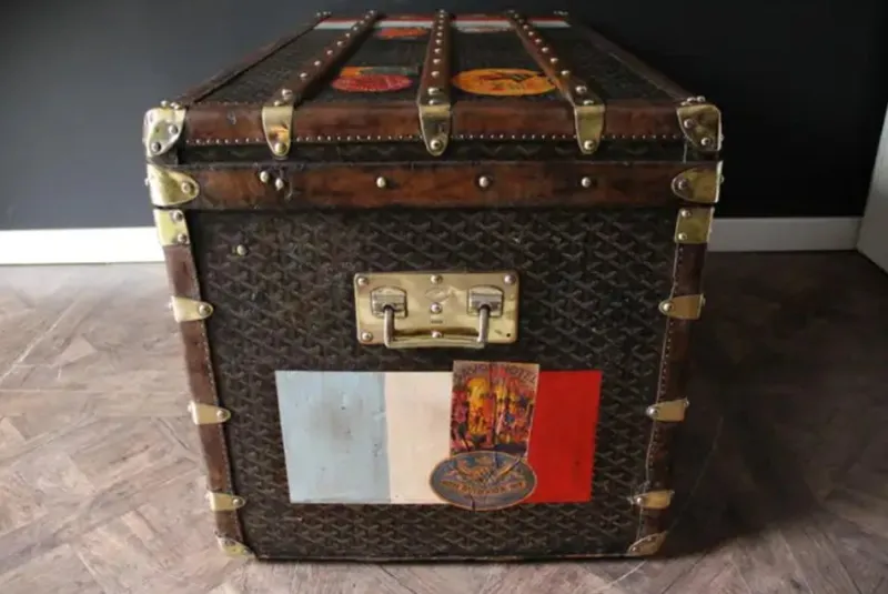 Discount Pamono Courier Trunk from Goyard, 1920s