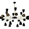 Sale Pamono Courtney Branching Brass Chandelier by Silvio Piattelli