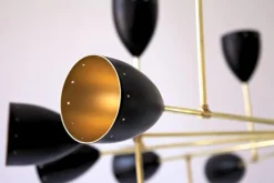 Sale Pamono Courtney Branching Brass Chandelier by Silvio Piattelli