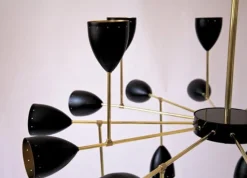 Sale Pamono Courtney Branching Brass Chandelier by Silvio Piattelli