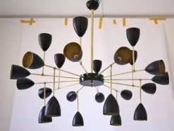 Sale Pamono Courtney Branching Brass Chandelier by Silvio Piattelli