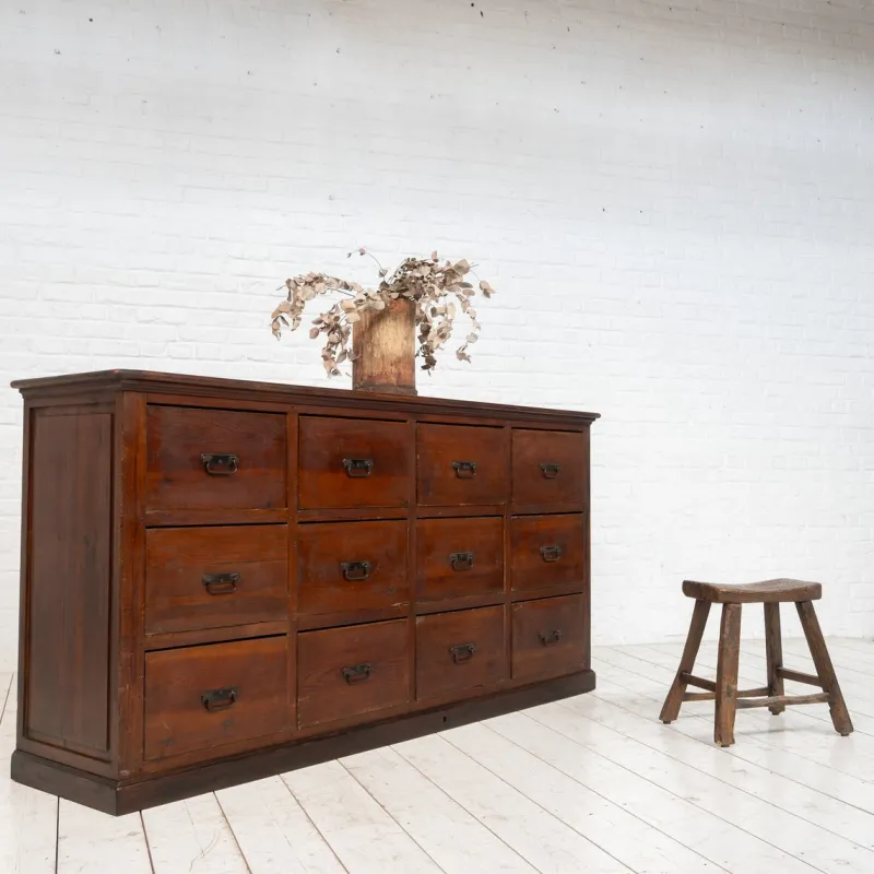 Pamono Craft Cabinet with Drawers, France, 1900s> Sideboards & Buffets