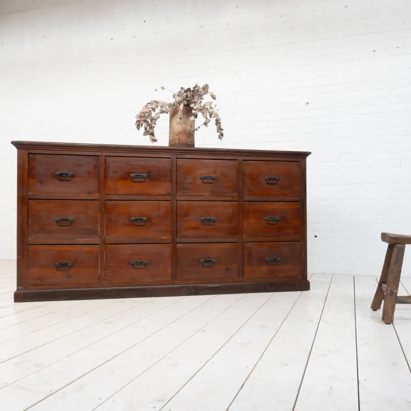 Pamono Craft Cabinet with Drawers, France, 1900s> Sideboards & Buffets