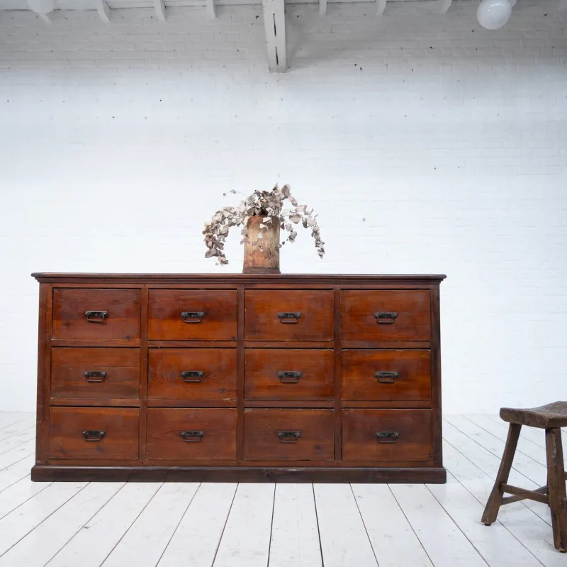 Pamono Craft Cabinet with Drawers, France, 1900s> Sideboards & Buffets