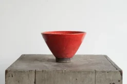 Pamono Craquelé Glazed Sang De Boeuf Bowl, 1930s> Bowls