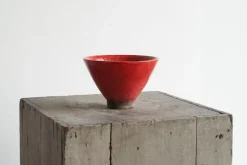 Pamono Craquelé Glazed Sang De Boeuf Bowl, 1930s><noscript><img width=