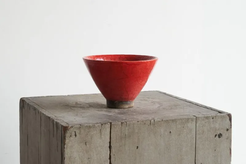 Pamono Craquelé Glazed Sang De Boeuf Bowl, 1930s> Bowls