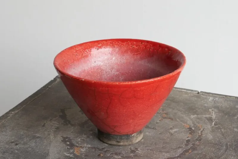 Pamono Craquelé Glazed Sang De Boeuf Bowl, 1930s> Bowls