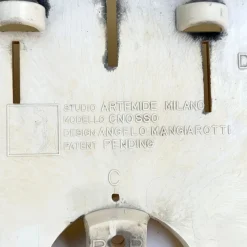 Online Pamono Cream Cnosso Wall Lamp by Angelo Mangiarotti for Artemide, 1960s