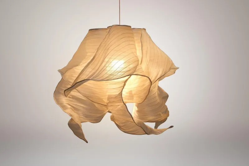 Pamono Cream Nebula Pendant Lamp by Mirei Monticelli