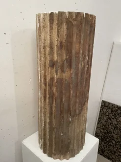 Outlet Pamono Cream Plaster Column, 1890s