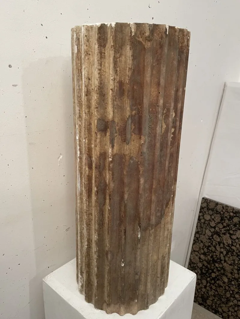Outlet Pamono Cream Plaster Column, 1890s