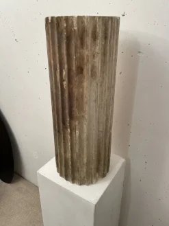 Outlet Pamono Cream Plaster Column, 1890s