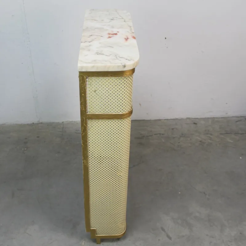 Pamono Cream Radiator Cover, 1960s> Room Dividers & Screens