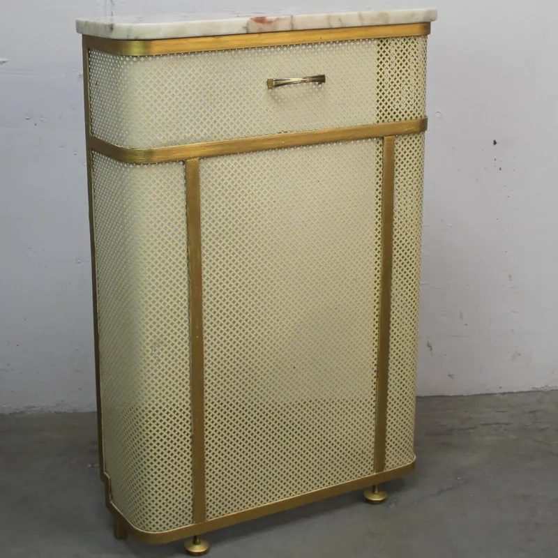Pamono Cream Radiator Cover, 1960s> Room Dividers & Screens
