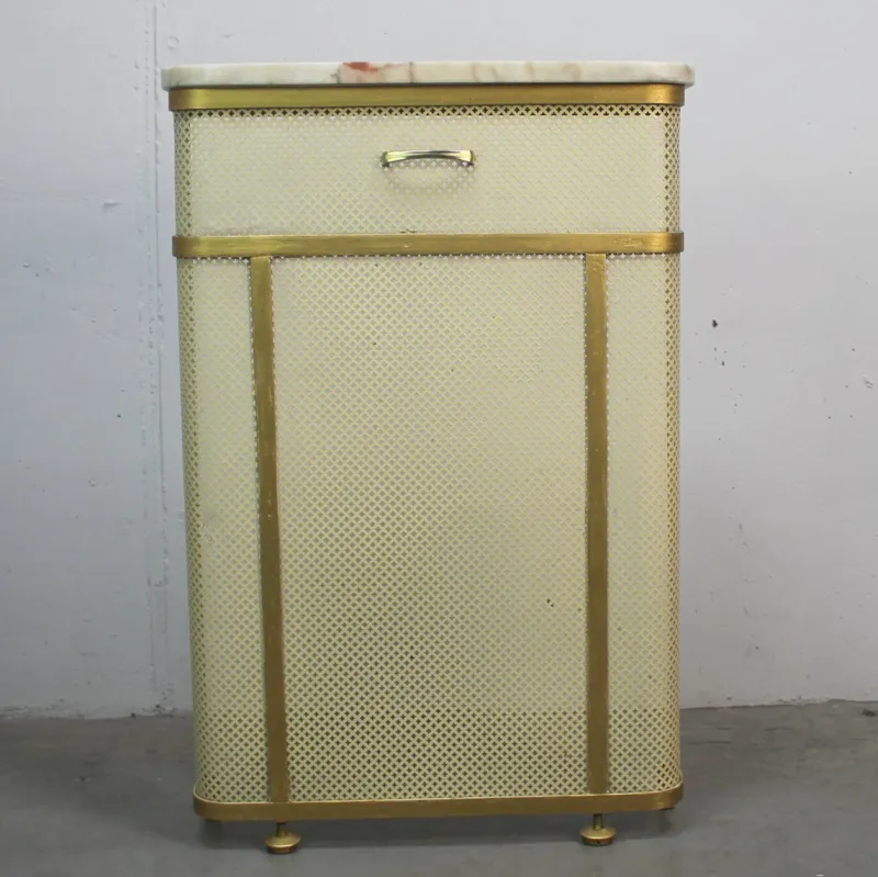 Pamono Cream Radiator Cover, 1960s> Room Dividers & Screens