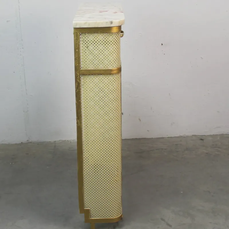 Pamono Cream Radiator Cover, 1960s> Room Dividers & Screens