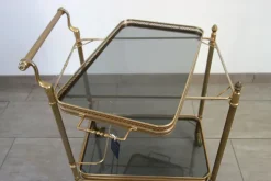 Pamono Creations Series Bar Trolley on Wheels by Richard Prestige, France, 1960s><noscript><img width=