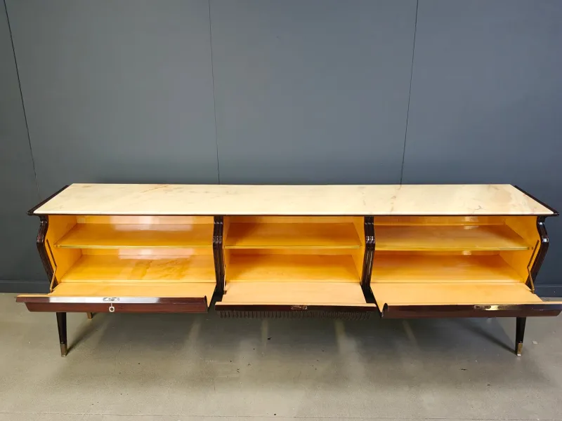 Pamono Credenza by Osvaldo Borsani for Atelier Borsani Varedo, 1950s> Sideboards & Buffets